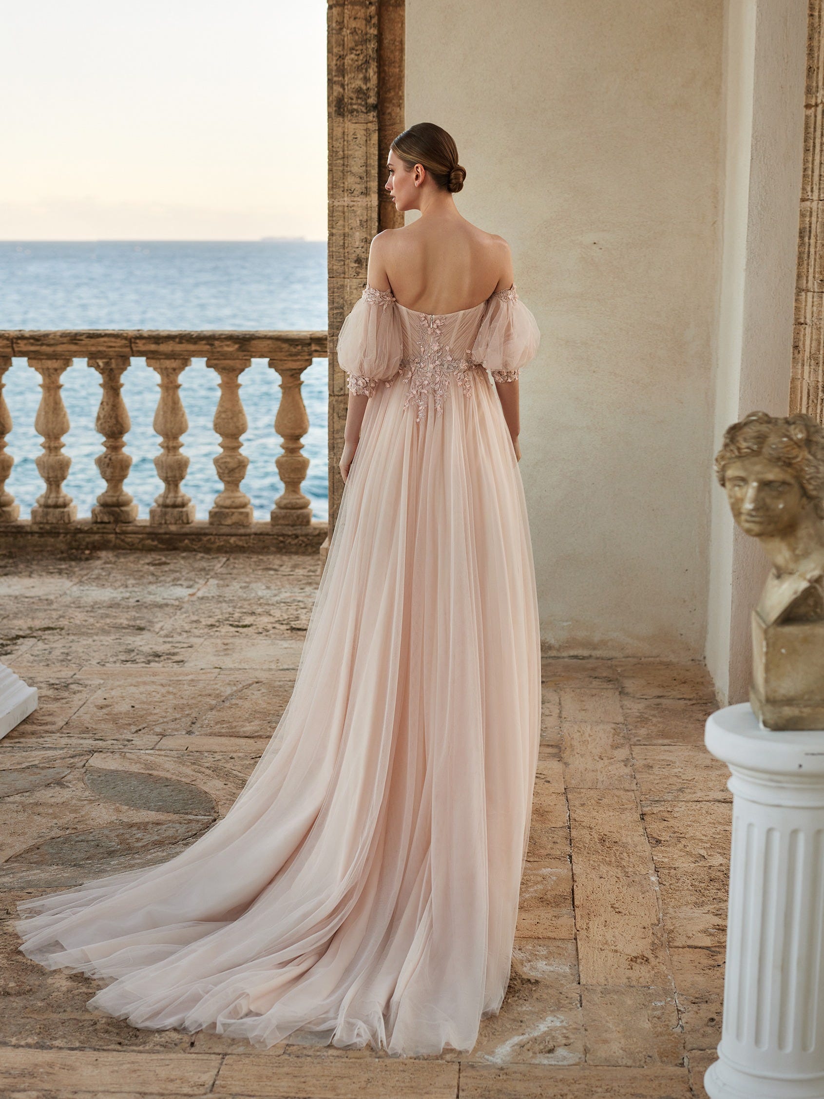 Modern Mermaid Sweetheart Wedding Dresses Pink Crystal Lace Up Lovely  Ruffless Bridal Gowns – Ballbella